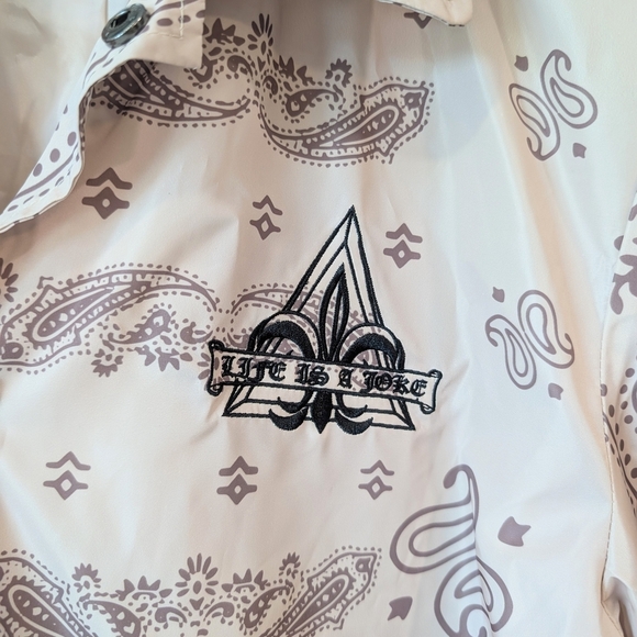 Patterned Eleven Paris Beige Jacket - Picture 2 of 11